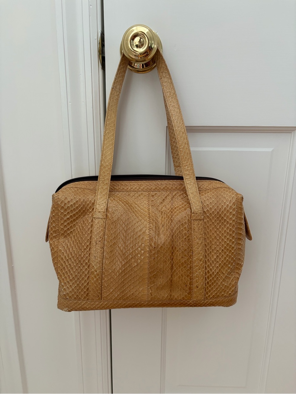 Vintage Snakeskin Bag by Susan Gail made in Spain